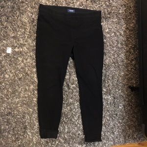 Old Navy black skinny jeggings